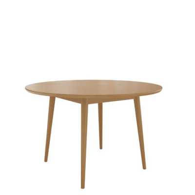 Kulatý kuchyňský stůl OLMIO - přírodní dřevo