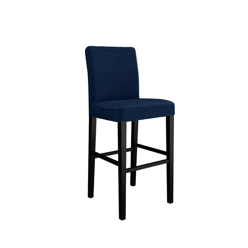 Barová židle SAYDA - černá / modrá