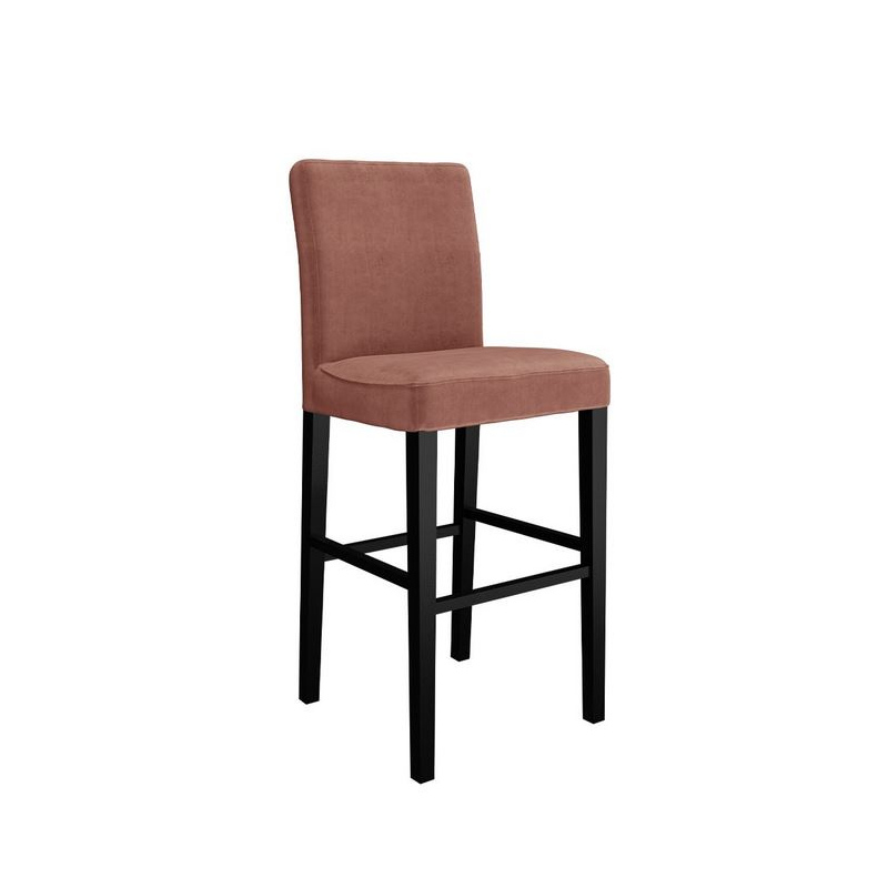 Barová židle SAYDA - černá / růžová