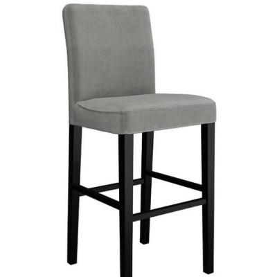 Barová židle SAYDA - černá / šedá