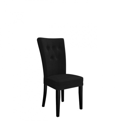 Luxusní kuchyňská židle NOSSEN 4 - černá / černé klepadlo