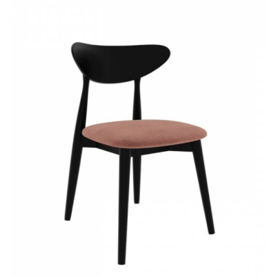 Židle do kuchyně NOSSEN 5 - černá / růžová