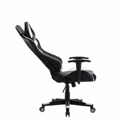 Herní židle UNNA 4 - černá / bílá