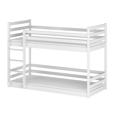 Dětská patrová postel MACY - 80x160, bílá