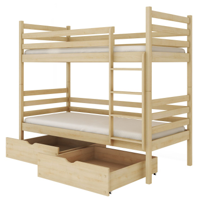 Dětská postel se šuplíky GABRIELA - 80x180, borovice