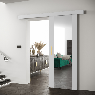 Posuvné dveře se zlatým úchytem SALOME 2 - bílé