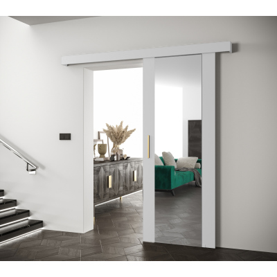 Posuvné dveře se zlatým úchytem SALOME 2 - bílé