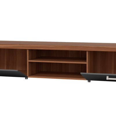 TV stolek CHENG - švestka / grafitový