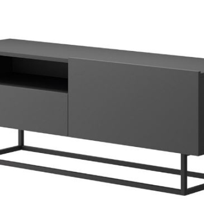 Moderní TV stolek SALTUM 2 - grafitový