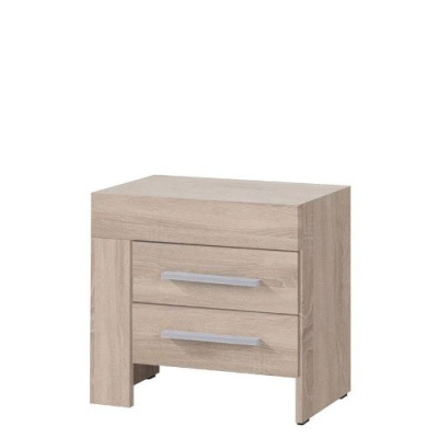 Noční stolek TAKA - dub sonoma, levé provedení