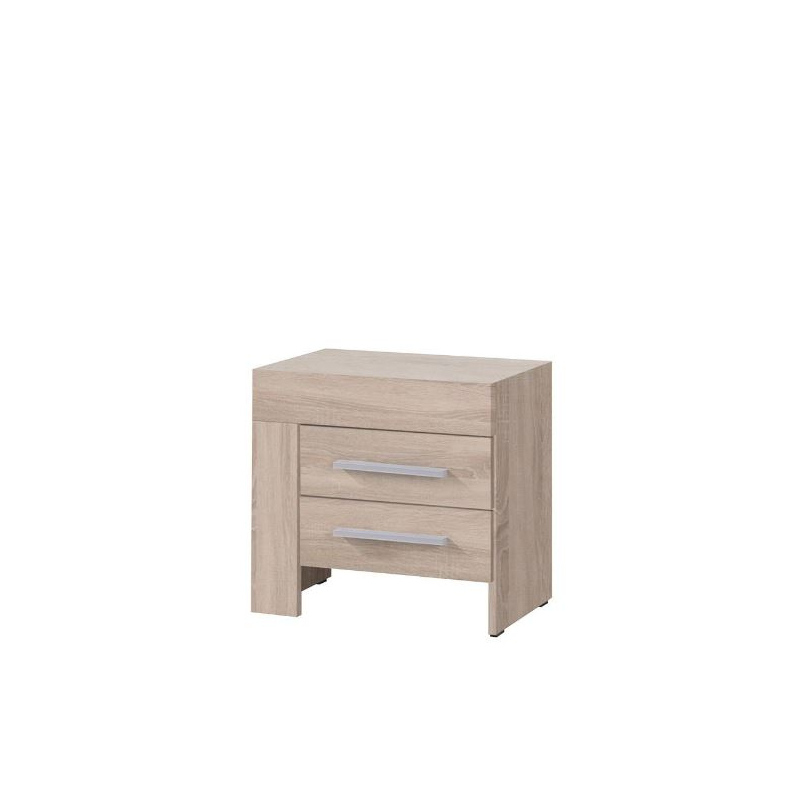 Noční stolek TAKA - dub sonoma, levé provedení
