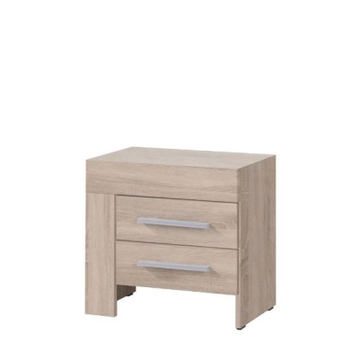 Noční stolek TAKA - dub sonoma, levé provedení