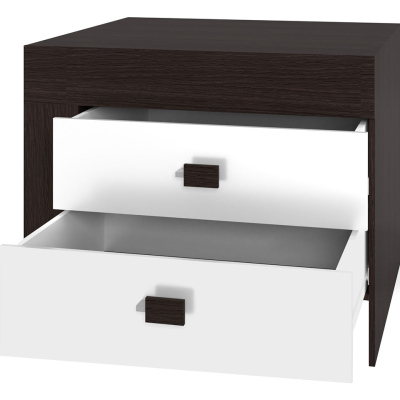 Noční stolek TAKA - dub sonoma, levé provedení