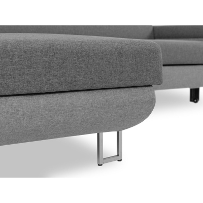 Rohová sedací souprava FAYA - šedá, levý roh