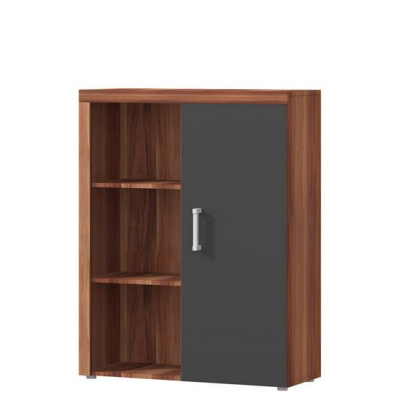 Kombinovaná komoda CHENG 1 - švestka / grafitová