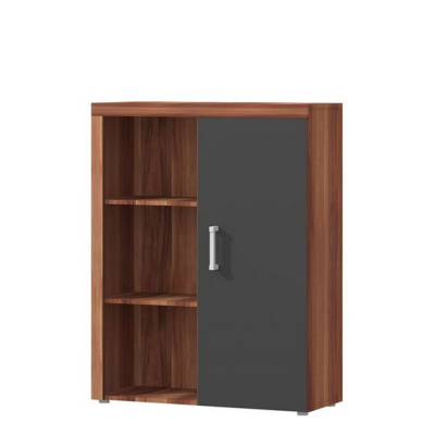 Kombinovaná komoda CHENG 1 - švestka / grafitová