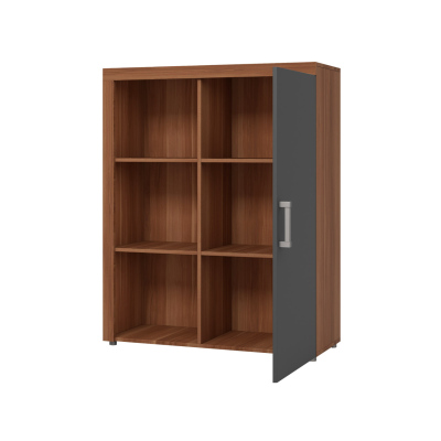 Kombinovaná komoda CHENG 1 - švestka / grafitová