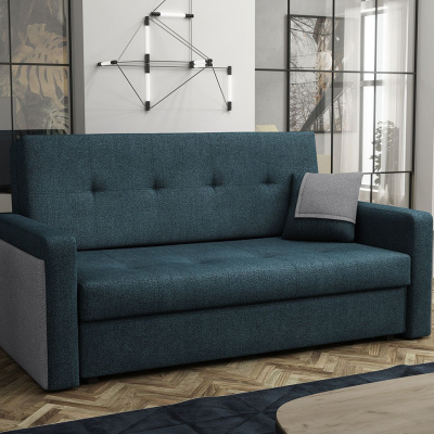 Dvoumístná pohovka na každodenní spaní ASUGA 2 - modrá