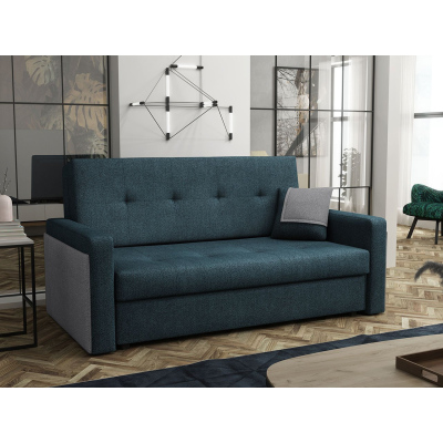 Dvoumístná pohovka na každodenní spaní ASUGA 2 - modrá