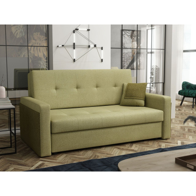 Dvoumístná pohovka na každodenní spaní ASUGA 2 - světlá zelená