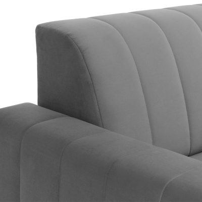 Rohová sedačka na každodenní spaní HANAKO - zelená, levý roh