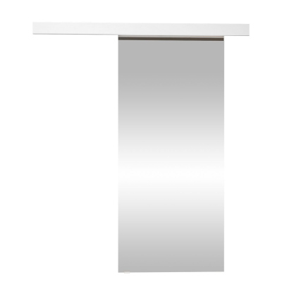 Posuvné dveře se zrcadlem MIRAN 2 - 70 cm, bílé