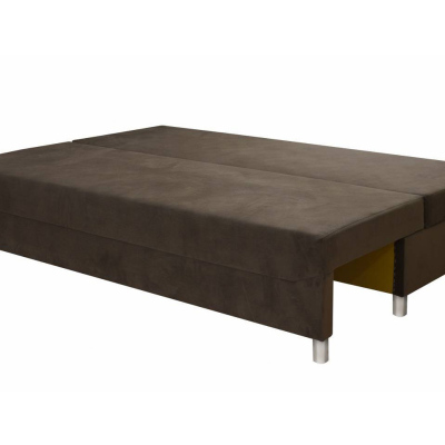 Rozkládací pohovka s taburetem ELZA - krémová