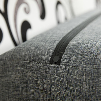 Rozkládací pohovka s taburetem ELZA - krémová