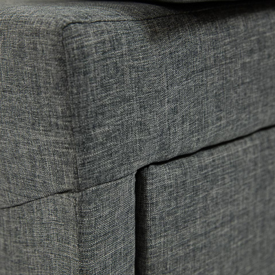 Rozkládací pohovka s taburetem ELZA - hořčicová 2