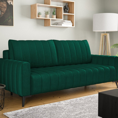 Pohovka na každodenní spaní HATSUKO - zelená