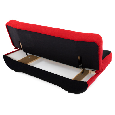 Rozkládací pohovka SACRAMENTO - světlá šedá / tmavá šedá