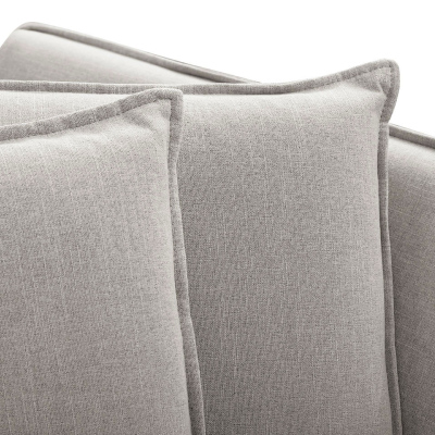 Rohová rozkládací sedačka KURI - hořčicová / zlaté nožky