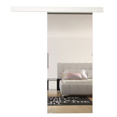 Posuvné dveře se zrcadlem MANAMI 2 - 80 cm, dub sonoma