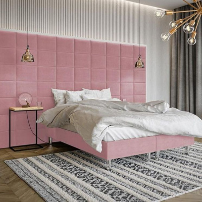 VÝPRODEJ - Čalouněný nástěnný panel 40x30 PAG - růžová