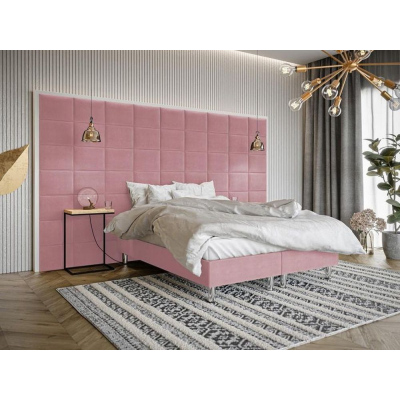 VÝPRODEJ - Čalouněný nástěnný panel 40x30 PAG - růžová