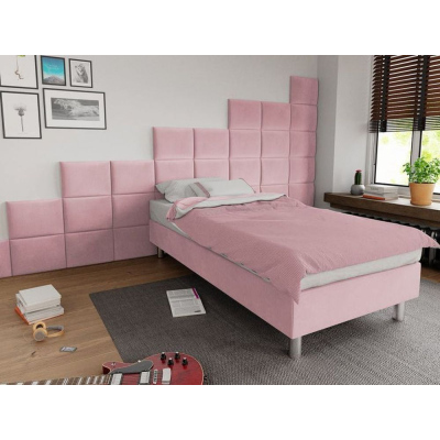 VÝPRODEJ - Čalouněný nástěnný panel 40x30 PAG - růžová