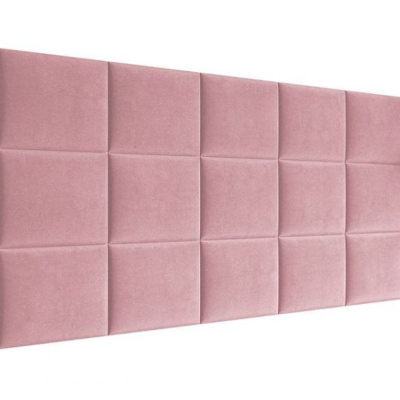 VÝPRODEJ - Čalouněný nástěnný panel 40x30 PAG - růžová