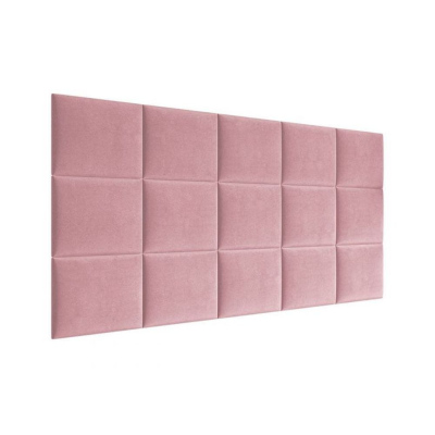 VÝPRODEJ - Čalouněný nástěnný panel 40x30 PAG - růžová