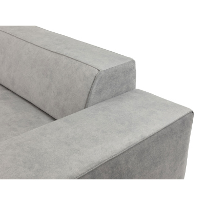 Rohová sedací souprava INDIANAPOLIS - světlá šedá 1, pravý roh