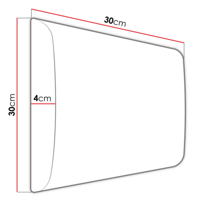 Čalouněná jednolůžková postel 90x200 NECHLIN 2 - šedá + panely 30x30 cm ZDARMA