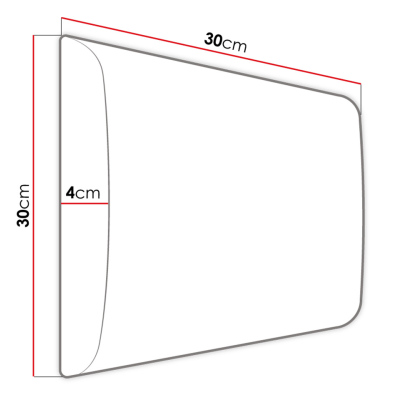 Čalouněná jednolůžková postel 120x200 NECHLIN 2 - černá ekokůže + panely 30x30 cm ZDARMA