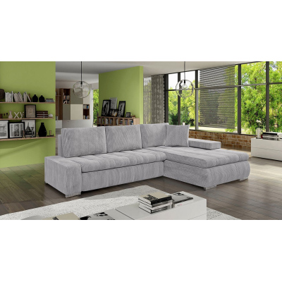 Rohová sedačka na každodenní spaní ABEL 2 - šedá