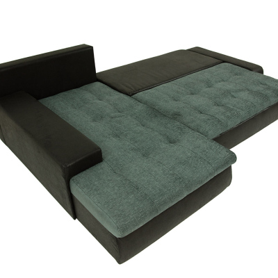 Rohová sedačka na každodenní spaní ABEL 2 - šedá