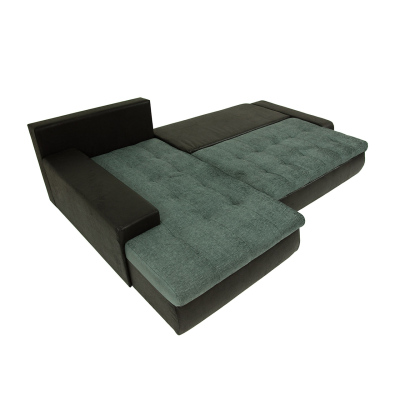 Rohová sedačka na každodenní spaní ABEL 2 - šedá