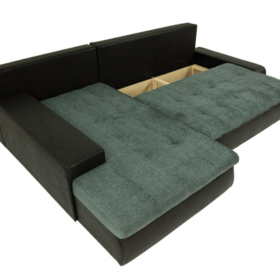 Rohová sedačka na každodenní spaní ABEL 2 - šedá