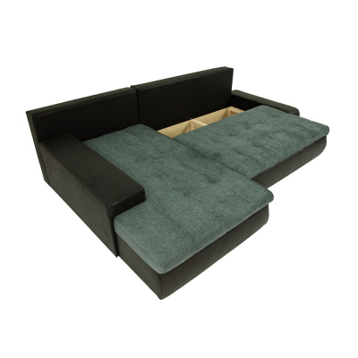 Rohová sedačka na každodenní spaní ABEL 2 - šedá