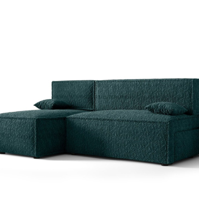 Pohodlná sedačka s úložným prostorem RADANA - tmavě zelená