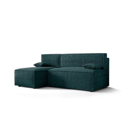 Pohodlná sedačka s úložným prostorem RADANA - tmavě zelená