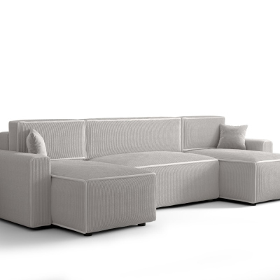 Pohodlná rozkládací sedačka do U RADANA - bílá