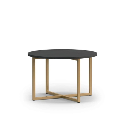 Kulatý konferenční stolek ANASTAZIE 60 - černý